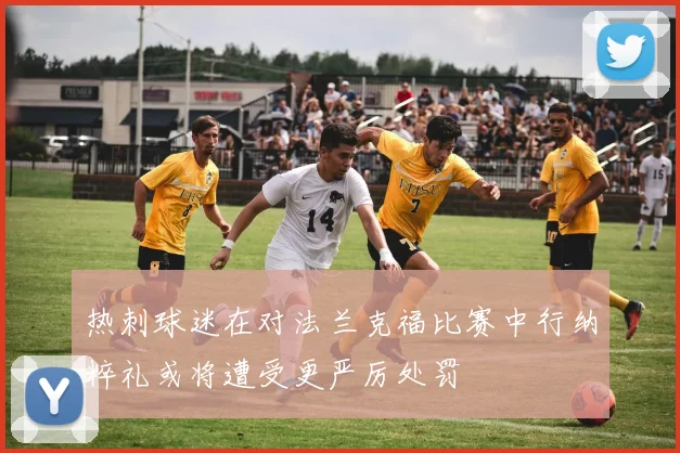 热刺球迷在对法兰克福比赛中行纳粹礼或将遭受更严厉处罚